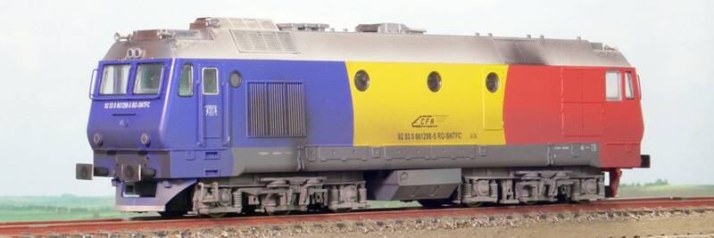CFR - LDE GM 661 298-5 diesel locomotive (w. weathering)