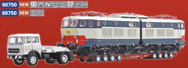 FS - E.656.001 electric locomotive "in giro per Milano!"