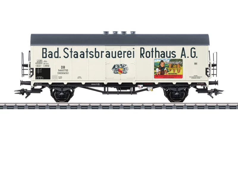 DB - Tnoms 35 "Bad. Staatsbrauerei Rothaus A.G." freight wagon