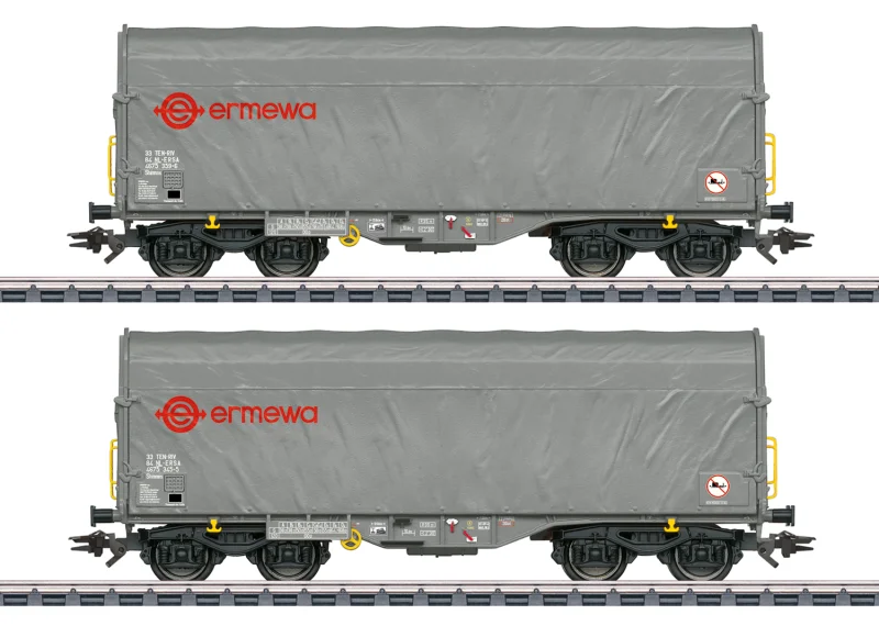 NL-ERSA - Shimmns "Ermewa" freight wagons set