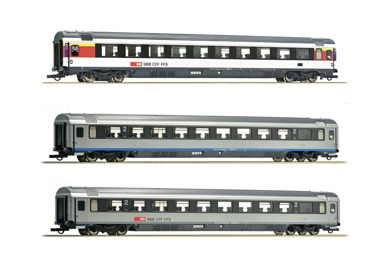 SBB CFF FFS - EuroCity (EC) 7 Hamburg - Chur passenger coaches set