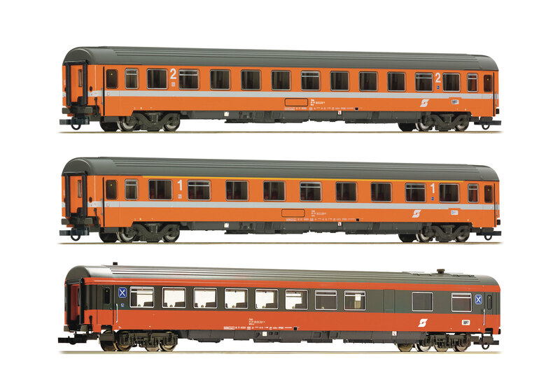 SBB CFF FFS - EuroCity (EC) 60 "Maria Theresia" Wien - Zürich passenger coaches set