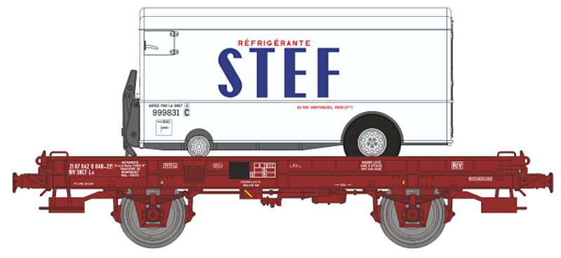 UFR single-carrier freight wagon