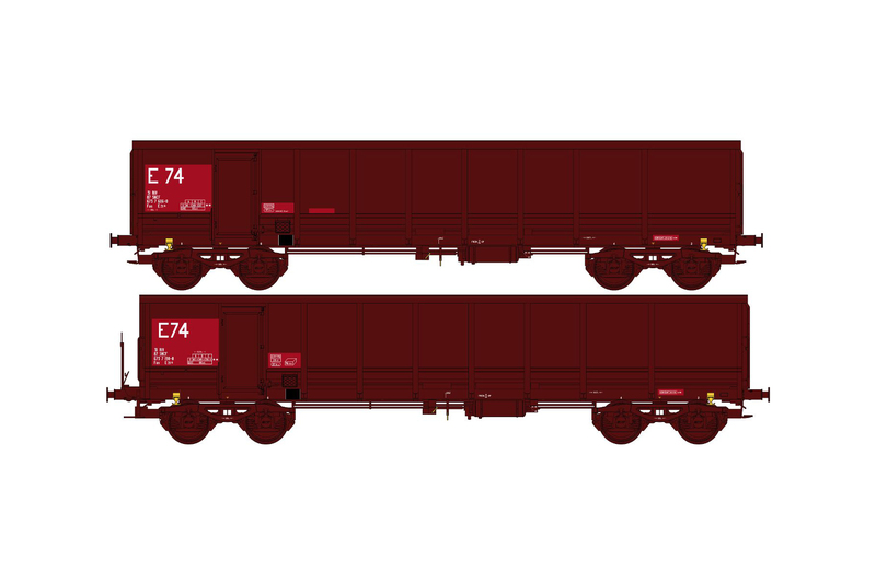 SNCF - Fas E74 freight wagons set