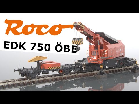 Video: Roco - EDK 750 railway crane presentation