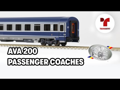 Vidéo: Amintiri Feroviare: CFR AVA 200 Coaches in H0 (1/87) – Full Overview & Details
