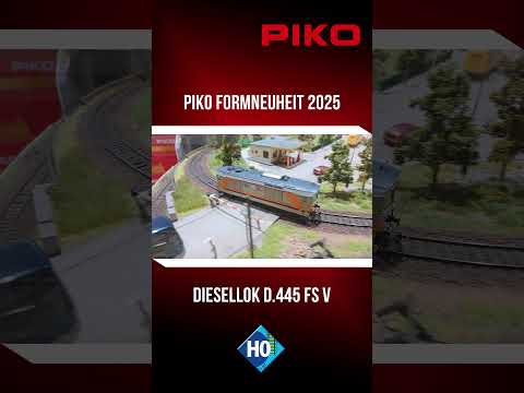 Short/Reel: PIKO Review 2025 | H0 Diesel Locomotive D.445 FS