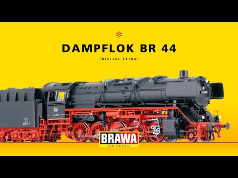 Video: BRAWA H0 Steam Locomotive BR 44 | Digital EXTRA