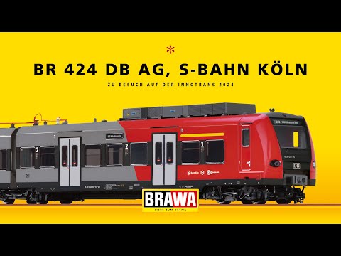 Video: Electric Trainset BR 424 DB AG, Cologne S-Bahn at InnoTrans 2024