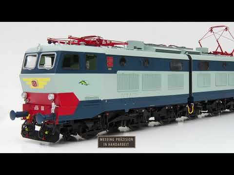 Video: Kiss Model Railways Switzerland: Italian E 656 Caimano in Scale 1