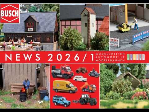 Video: Auhagen & Busch New Products 2026 | Accessory Highlights from Dresden 🚂