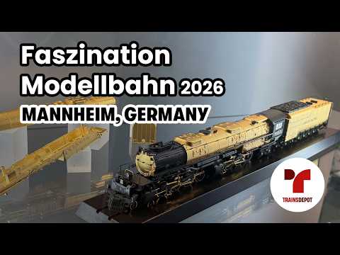 Video: Faszination Modellbahn Mannheim 2026 | Märklin, Roco, Fleischmann, ESU & others + Layouts & Dioramas