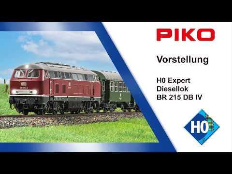Video: PIKO [V175] H0 Expert Diesellok BR 215 DB IV #22060ff