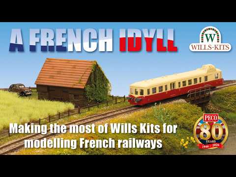 Video: Build a rural scene in HO scale in France by converting Wills kits and using Wills materials sheets