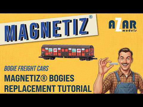 Video: Magnetiz® Bogie Replacement Tutorial - Bogie Freight Cars - English version