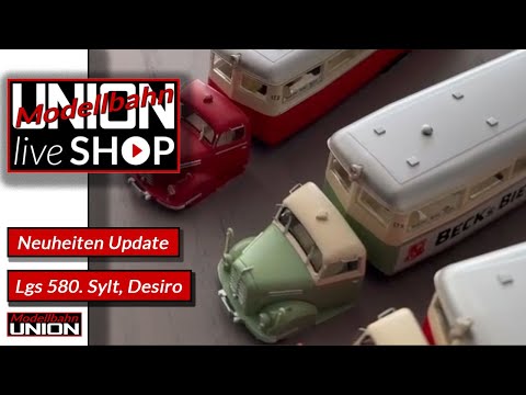 Video: Modellbahn Union Neuheiten Update 2024 - LIVE