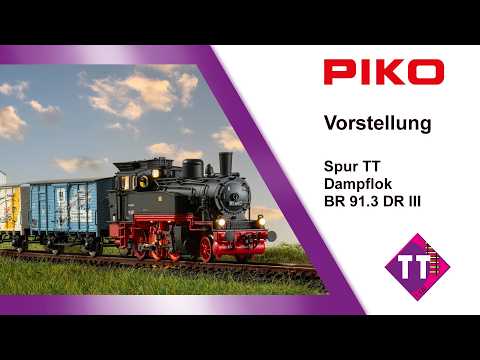 PIKO [V177] TT Dampflok BR 91.3 DR III #47150ff