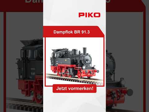 Short/Reel: PIKO | Faszinierende Modelle – TT Dampflok BR 91.3 DR III #47150ff