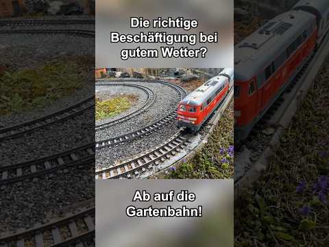 Short/Reel: 🚆 Gartenbahn im Frühling ☀️🌿 | Spur G in Aktion #Shorts