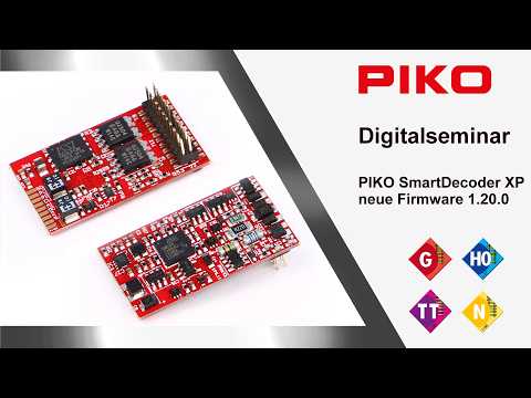 Video: PIKO [D140] Digitalseminar PIKO SmartDecoder XP - Anwendungen mit der neue Firmwareversion 1.20.0