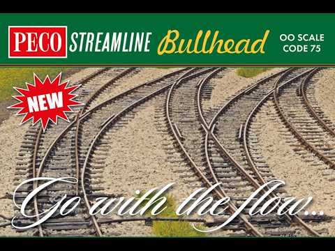 Video: NEW! PECO Stream Line OO C75 Bullhead Curved Turnout LH/RH