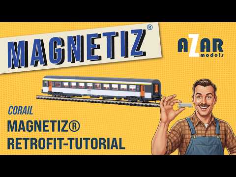 Video: Magnetiz® Drehgestell-Wechsel-Tutorial - Corail-Wagen - Deutsche Version