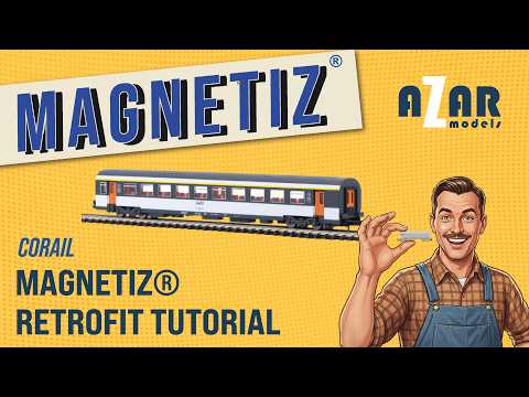Video: Magnetiz® Retrofit Tutorial - Corail Coach - English Version