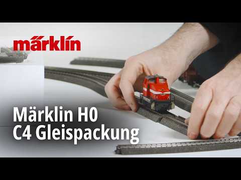 Video: Märklin H0 erweitern: Die C4 Ergänzungspackung mit C-Gleis und großen Radien