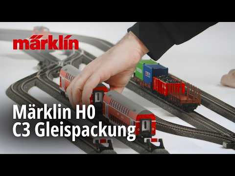 Video: Märklin H0 erweitern: Die C3 Ergänzungspackung mit C-Gleis und Bogenweichen