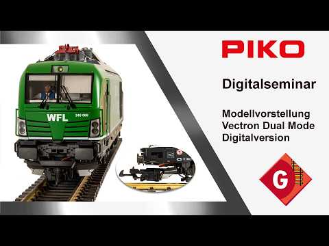 Video: PIKO [D141] Digitalseminar PIKO Gartenbahn Vectron Dual Mode digitale Soundversion Modellvorstellung