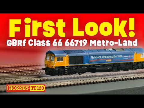 Video: EXCLUSIVE FIRST LOOK | GBRf Class 66 66719 Metro-Land  | TT:120