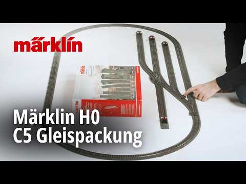 Video: Märklin H0 erweitern: Die C5 Ergänzungspackung mit C-Gleis und Kreuzung und Weichen