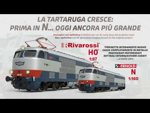 Video: ANTEPRIMA ESCLUSIVA: E.444 in scala H0 di Rivarossi