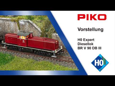 Video: PIKO H0 Diesellok BR V 90 der DB Epoche III | Modellvorstellung #22040ff