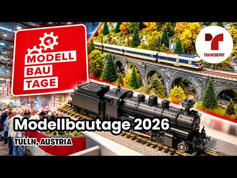 Video: Modellbautage Tulln 2026 | Roco, Märklin, PIKO, Rivarossi, Jouef, Arnold... + Layouts & Dioramas