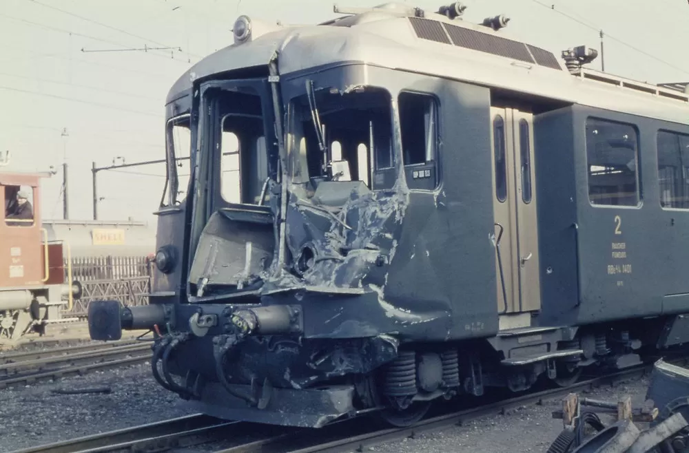 RBe 4/4 1401 in Chamoson