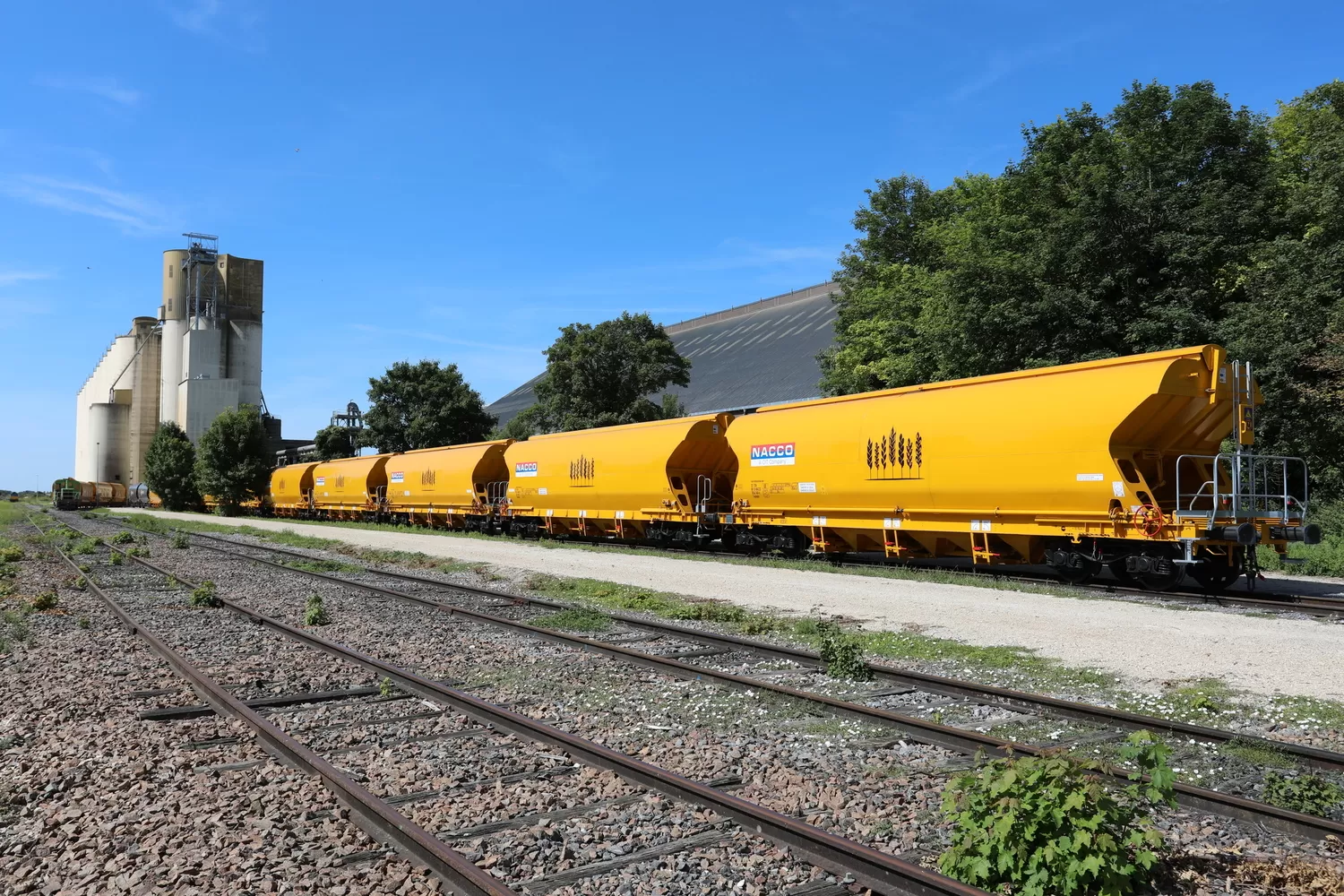 Set De Wagons Silo NME Nacco – Tagnpps 101m³ – Lot De 4, Neuf