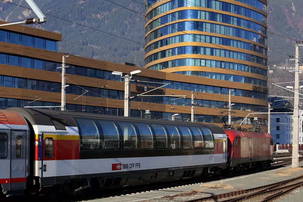 Eurocity Zürich - Graz in Innsbruck