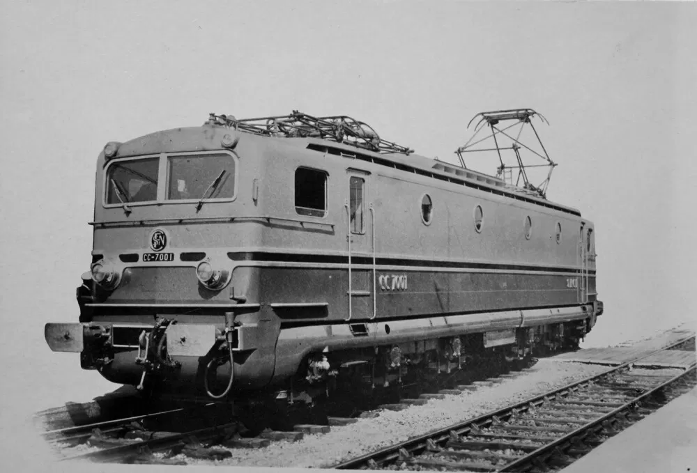 First prototype of the SNCF CC 7001 series, as initially delivered