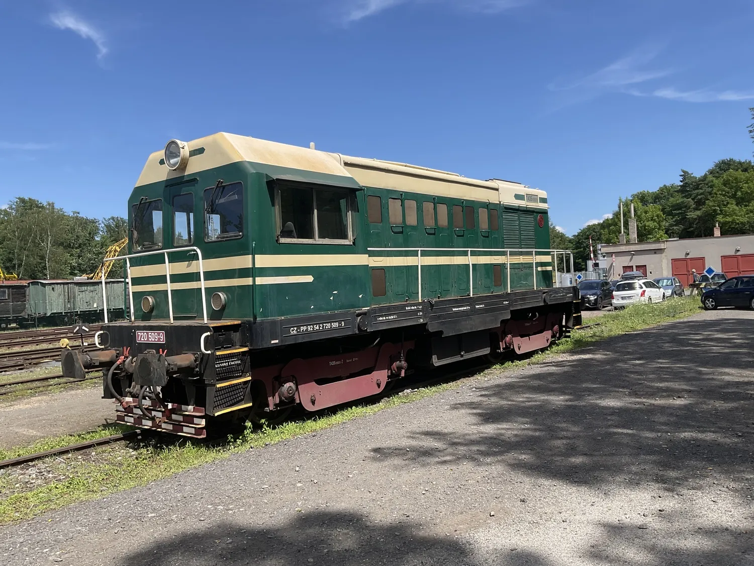 Czech Railway Museum near Lužná u Rakovníka