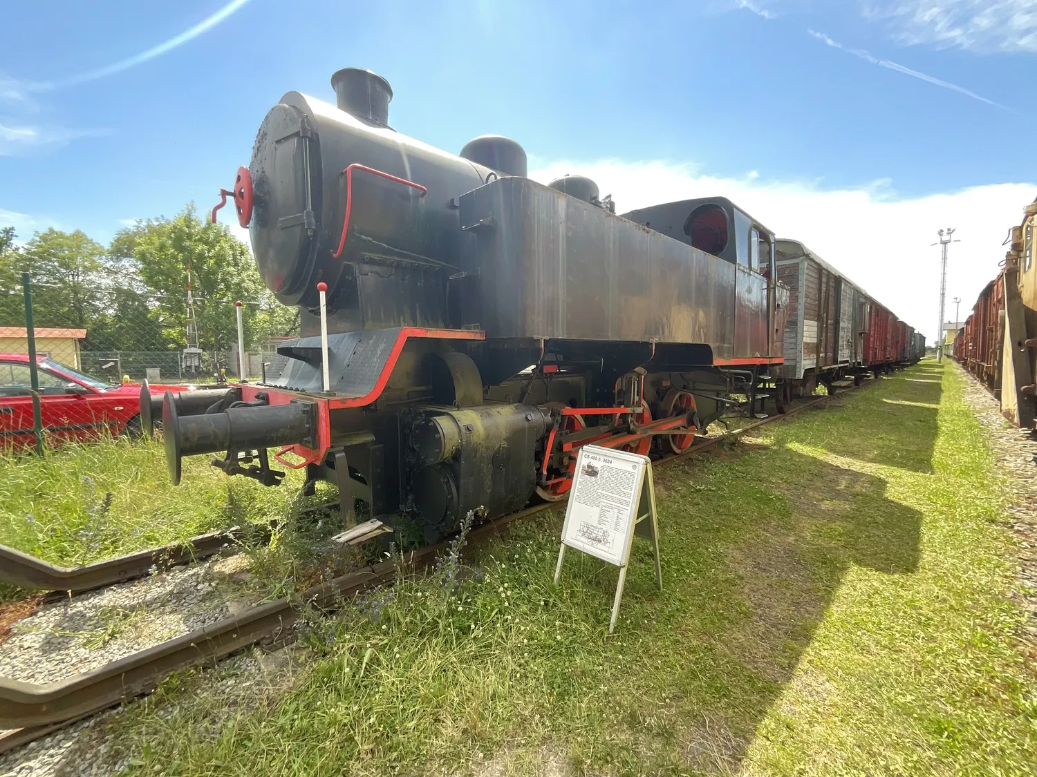 Czech Railway Museum near Lužná u Rakovníka