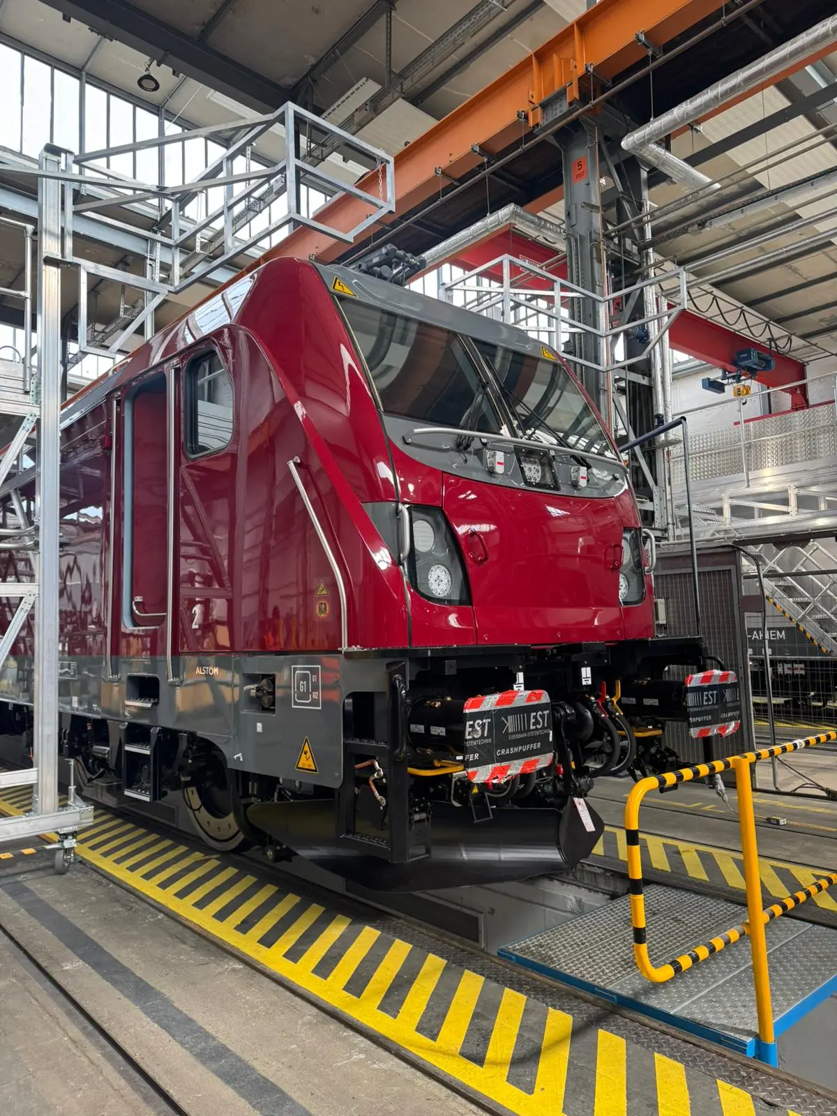 Factory Acceptance Test Images Alstom Traxx MS3 ARF SNTFC | TrainsDepot.org