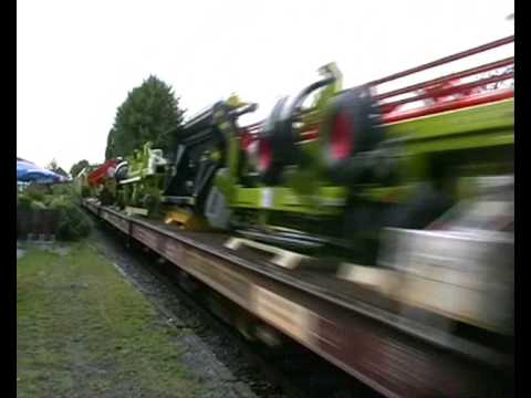 Video: CLAAS (agricultural engineering equipment) - rail transport