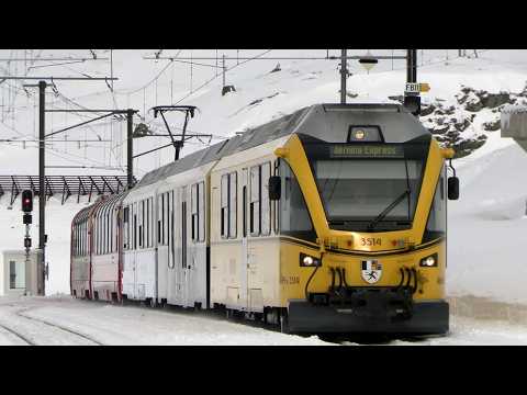 Video: Rhätische Bahn - Die Bernina Bahn im Winter