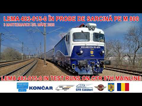 Video: LEMA 483-015-0 în probe/in Test Runs[3 martie/March 3rd 2026]