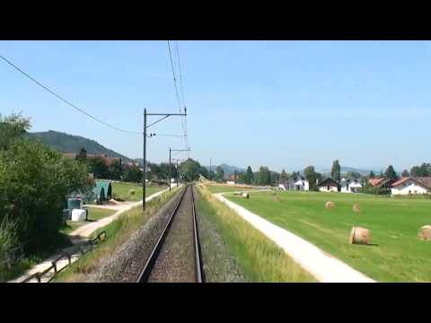 Video: ★ 🇨🇭 Fribourg - Yverdon-les-Bains cab ride, Switzerland [06.2011]