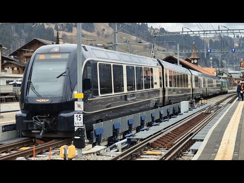 Video: MOB Ge 4/4 mit GPX abfahrt in Zweisimmen | Umspuranlage