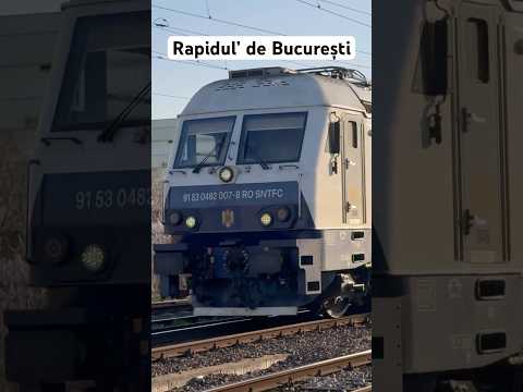 Short/Reel: Rapidul’ de București #train #railway #romania #trainspotting #europe #locomotive #railroad #zug #ai