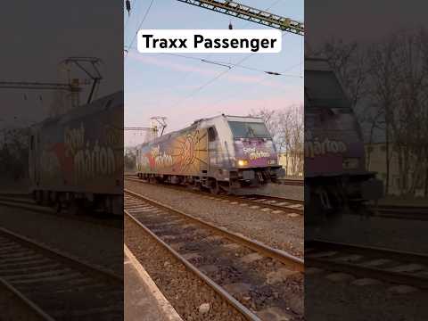 Short/Reel: Traxx passenger locomotive #train #railway #europe #trainspotting #railroad #zug #locomotive #rail
