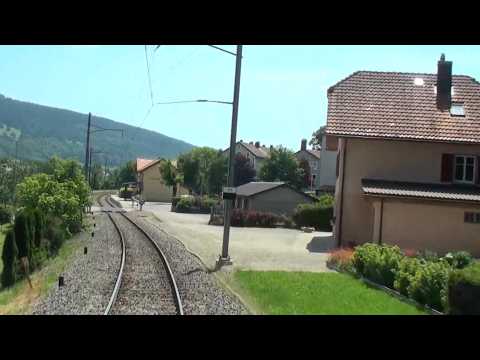 Video: ★ 🇨🇭 Vallorbe - Le Brassus cab ride, Switzerland [28.6.2011] (Andreas Perren)